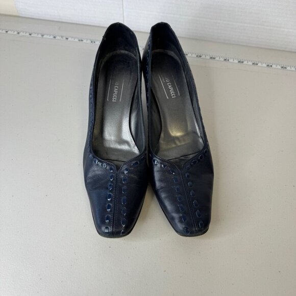 Vintage Roberto Cappuci Leather 90s Y2K Made in Italy Heels Shoes Size 10B - Picture 2 of 13